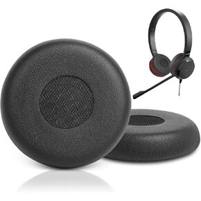 Ear Pads Replacement for Jabra Evolve 65 40 30 20 Headphones, GVOEARS Ear Covers Cushion for Evolve 65UC/MS 40UC/40MS 30US/30II 20SE/UC/MS
