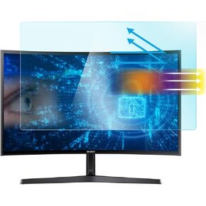 واقي شاشة مضاد للضوء الأزرق من 23.6 بوصة SCEPTER/DELL/ASUS/ACER/VIEWONCONC/SAMSUNG/AOC/HP/LG مع شاشة شاشة سطح المكتب على نطاق واسع من نسبة العرض إلى ارتفاع 16: 9 (20.6 "x11.6").