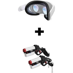 APEXINNO Silicone Face Pad Compatible with Meta Quest 3 Accessories, Haptic Gun Stock Compatible with Meta Quest 3 Accessories