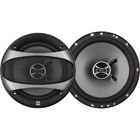 Dual D65SP 2-Way 6.5 inch Door Car Audio Speakers Pair with 200 Watt Peak Power & 1 inch Mylar Balanced Dome Tweeter