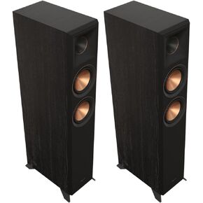 Klipsch Reference Premiere RP-5000F II Floorstanding Speaker Pair with 25ft Speaker Wire - Ebony
