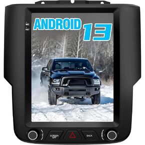 9.7 Inch Car Radio Stereo for Dodge Ram 1500 2500 3500 2013-2018 2G RAM 32G ROM with CarPlay Android Auto Bluetooth WiFi