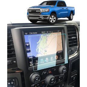 For 2025 Dodge Ram Screen Protector - 2019 2020 2021 2022 2023 2024 2025 Ram 1500 Accessories 9H Tempered Glass 8.4 Inch Navigation Touch Screen Anti-Scratch Fingerprints High Sensitivity HD Clear
