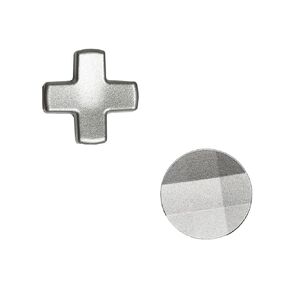 2 Pack Elite 2 Metal D-Pads استبدال لوحدة التحكم في سلسلة Xbox One Elite Series 2 ، P-Pad Magnetic Standard D-Pad و Faceted D-Pad for Xbox One Elite Series 2/Series 2 Core/Series 1 Controller (Silver)