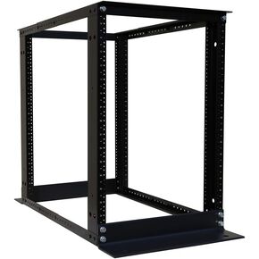 رفع الإلكترونيات 15U 4 Post Open Frame Server Rack 19inch عمق قابل للتعديل 25inch-29inch (15U)