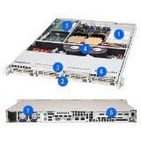 Supermicro SC813T-500 - rack-mountable - 1 U ( CSE-813T-500 )