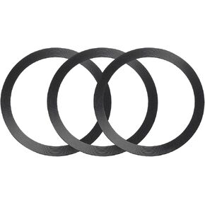 uxcell 3 Pcs Magnetic Adapter Ring, Universal Magnetic Wireless Charger Conversion Kit Magnetic Sticker Ring Adhesive Sticker Ring for Phone Case, Blue