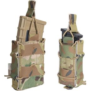 Tactical Molle Single Open-Top Mag Pouch Open Top Single Pistol Mag Pouch