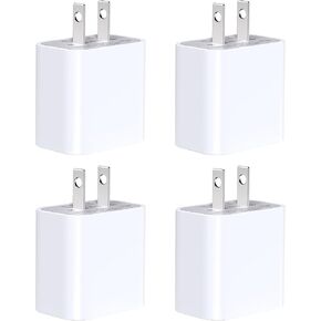 【4 Pack】 USB C Charger Block 20W-Type C Phone Fast Charging Fit for Phone 16/16Pro/16 Max/15/15 pro/15 Max/15 plus/14/13/12/11，iPad, AirPods，PD 3.0 USB C