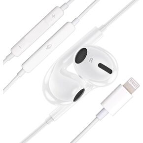 for iPhone Headphones Wired Earbuds,Built-in Microphone & Volume Control, Earphones Compatible with iPhone 14/13/12/11/XR/XS/X/8/7/SE/Pro/Pro Max, in-Ear Headphones for All iOS Devices.