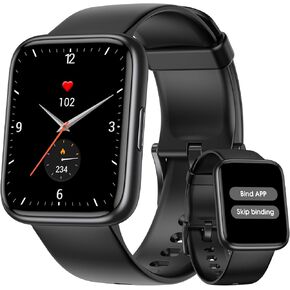 Kummel Smart Watch No App/Phone Required, 14 Days Battery Life Fitness Tracker Watch, Large AMOLED Screen, Waterproof Activity Tracker with Step Counter Pedometer, Calories Tracker for Men Women