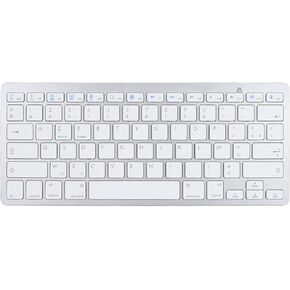 Bilingual Keyboard Portable Thin for German French Spanish Italian Keyboard, Bluetooth Keyboard Compatible with iOS, Android, Windows, OS (French AZERTY Layout)