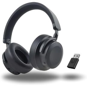 EchoBeatz Wireless Headphones with Auracast, Over-Ear Noise Cancelling, Bluetooth ANC Headphones, Wireless Over-Ear for Travel & Work, Ultra Low Latency