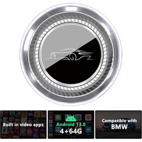 ﻿Binize Carplay Ai Box Android 13 System.Multimedia Video Box 4G Cellular,4GB+64GB,8Core Support Wireless Android Auto SIM&TF Card Vedio APPS etc.(Only Compatible with BMW)