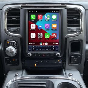 استريو لراديو السيارات لدودج رام 1500 3500 2013-2018 ترقية ، 【Auto A/C】 Android 12 GPS مع شاشة IPS T-Style 10.4 '