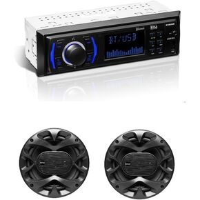 BOSS Audio Systems Bluetooth Radio + 2 Car Speakers