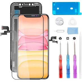 for iPhone Xs Screen Replacement: 5.8 Inch Screen for iPhone Xs Display 3D Touch Digitizer with Full Repair Tools，Compatible with Models A1920, A2097, A2098