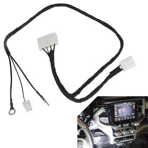 for 2013-2018 Ram Truck 8.4 UConnect Conversion Upgrade Harness 7 Speed Fan HVAC