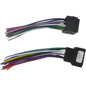 16 Pin Radio Wiring Harness Adapter Male & Female for 2000-2005 Mercedes Benz ML320/ML500/W163/Ml320/Ml55