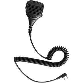 Speaker Mic for Motorola Radios and Walkie Talkies R2 BPR40D CP100D CP200D CP200 CP185 CLS1410 CLS1110 RDU4100 RDU4160D RMU2080D CLS DTR RDU RMU, Shoulder Mic with 3.5mm Audio Jack