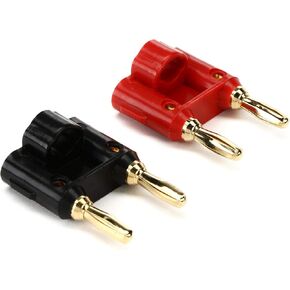 Hosa BNA-100 Dual Banana Connector, 2 Pieces