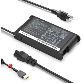 135W Silm Charger for Lenovo Thinkpad X1 Extreme 20MG 20ME, Ac Power Adapter for Lenovo ThinkPad P1 20ME 20V 6.7A Lenovo ThinkPad X1 ideapad 3 Power Adapter Supply Replament Cord