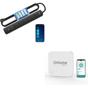 Ghome Smart Power Strip, GHome Smart Tuya Bluetooth Gateway