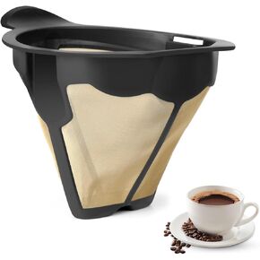 CM300 Coffee Filter Basket for Ninja, Permanent Coffee Pot Replacement for Ninja Coffee Maker CM300 CM305 CM360 CM371 CM400 CP300 CP301 CP307 ect. 1pc