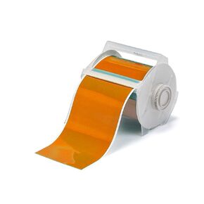 Brady 113151 GlobalMark 100' Length x 4" Width, B-595 Vinyl, Orange Indoor/Outdoor Tape