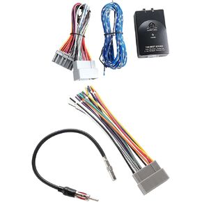 NuIth Car Radio Stereo Wire Harness W/Add Amp Amplifier Sub Adapter Interface Replacement for 2002-2007 Dodge Ram, 2003-2007 Jeep, 2000-2007 Chrysler