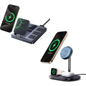 Baseus Nomos 8-in-1 Charging Station 67W and Baseus Qi2 Certified 15W Wireless Charger