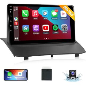 Naifay Android Car Radio for Ford Fiesta 2009 2010 2011 2012 2013 2014 with Wireless CarPlay Android Auto, 9inch Touch Screen for Ford Fiesta Car Stereo with Bluetooth/GPS/SWC/Split Screen/Camera