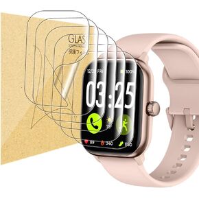 Compatible for TPU smart watch screen protector film for 1.85" Spade & Co Health Smartwatch 4, Health Smartwatch 4 Upgrade Flexible Film Scratch Resistant Soft HD TPU Transparent Film (6 Pack)