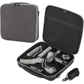 RS 4 Mini Carrying Case, Portable Storage Shoulder Bag Travel Hard Case for DJI RS 4 Mini Gimbal Stabilizer Accessories