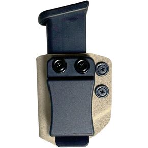 Universal IWB/OWB Magazine Pouch, 9mm .40 Double Stack, Dual Stack Mag Holster with Adjustable Retention for Glock Sig Sauer Taurus Beretta Smith and Wesson