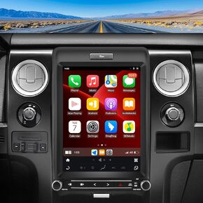 Android 13 Car Radio [4GRAM+64GROM] for Ford F150 2013 2014,12.1 Inch T Style with Wireless CarPlay Android Auto GPS DSP WiFi Bluetooth SWC HDMI