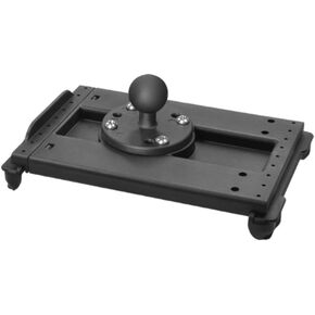 Strg Industrial Tablet Mount, Heavy Duty Spring Loaded Tablet Holder for iPad/iPad Mini Samsung Galaxy 6.8"-8.5" Tablets, Tablet Mount with B Size 1" Ball Mount Base
