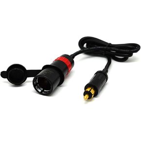Cliff Top Hella DIN to Car Power Outlet Socket Adaptor with Solid Lock Function Prevent The Plug from Falling Out