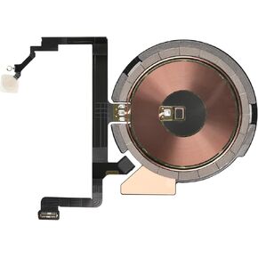 for iPhone 14 Plus NFC Chip Wireless Charging Panel Coil Sticker Flex Cable Connection Replace Part Repair Flash Light Replacement for iPhone 14Plus with Pre-Installed Metal Bracket Holder