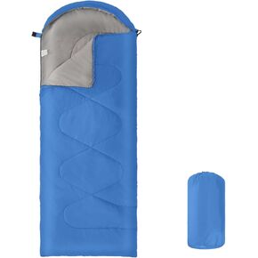 Sleeping Bags for Adults Kids，Lightweight Waterproof Compact Sleeping Bag with Stuff Sack for Warm Camping Cold Hiking Traveling Outdoor Activities002