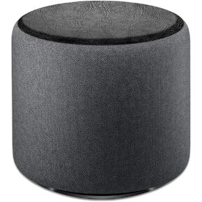 MightySkins Skin Compatible with Amazon Echo Sub - Black Leather | Protective, Durable, and Unique Vinyl Decal wrap Cover | Easy to Apply, Remove, and Change Styles | Made in The USA