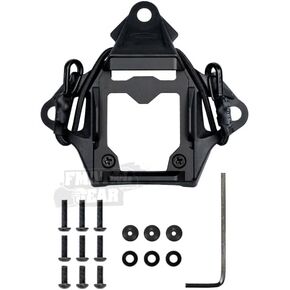 FMA Tactical Helmet NVG Mount Modular Bungee Shroud Sports Camera Bracket Base | for Dummy NVG Sports Camera | Paintball | Airsoft Helmet Accessories