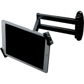 Anti Theft Tablet Wall Mount - Fits Tablets 7" - 11" Including iPad, Galaxy Tab, Slate, Fire and More. Three Moving Pivot arms for a Custom Viewing Experience.