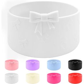 Bows Silicone Water Bottle Boot, Stanley Cup Accessories Anti-Slip Protective Sleeve for Water Bottle, Protector Sleeve Cover Boots for Stanley 40 30 oz with Handle in Kuwait