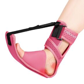 Upgraded Plantar Fasciitis Night Splint, Adjustable Plantar Fasciitis Relief Braces for Women & Men, Supportive Foot Brace with Arch Cushion for Plantar Fasciitis, Foot Drop & Dangle Foot, Achilles Tendonitis, Heel Spur Pain Relief All Times (Black)