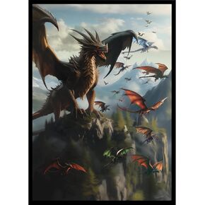 Rabbit Archer Card Game Sleeves - 100 Pack - Compatible with MTG and Other TCGs - Perfect for MTG Bloomburrow Decks