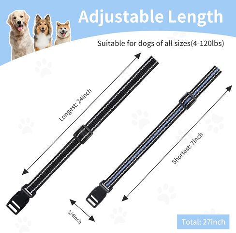 طوق بديل لطوق الصدمات، عبوتان من طوق الكلاب المريح والمتين لعيد الميلاد للكلاب الصغيرة والمتوسطة والكبيرة مع مشبك أمان سريع التحرير للكلاب الصبية والبنات (أخضر وأحمر) in Kuwait