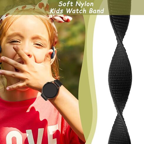 نايلون نطاقات لمشاهدة GABB 3 2 1 / Gizmo Watch 3 2 1 / Syncup Watch Bands ، Band Soft Breatable Sport Hook & Loop Watch for Gizmo Watch 3 2 in Kuwait