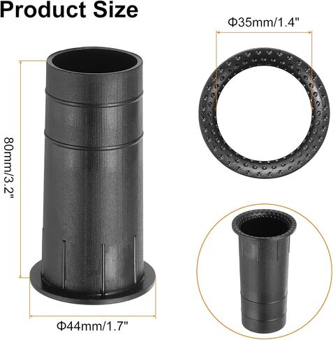 MECCANIXITY 3Pcs 35x80mm/1.4 x 3.1 Inch Speaker Port Tube Subwoofer Bass Box Tube Bass Woofer Box Speaker Box Bass Air Port for DJ/PA Speaker Cabinets in Saudi Arabia