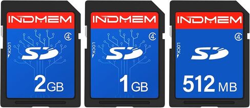 بطاقة ذاكرة INDMEM SD 4 جيجابايت + 8 جيجابايت، UHS-I U1 فئة 10 8G SDHC تدعم فيديو عالي الدقة، متوافقة مع الكاميرا الرقمية والكمبيوتر وكاميرات المسار in Saudi Arabia